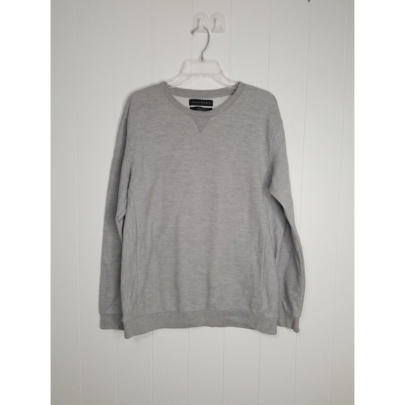 Zara Mens XXL Gray Sweatshirt Pullover Essentials Slim Fit Daily Outfit - Picture 1 of 13